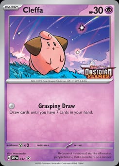 Scarlet & Violet Black Star Promos Cleffa #37 card