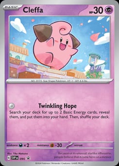 2023 Scarlet & Violet Black Star Promos Cleffa #95 card