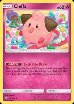 Unbroken Bonds Cleffa #131 card
