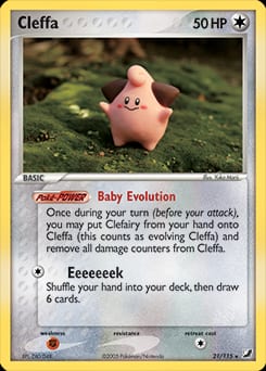2005 Unseen Forces Cleffa #21 card