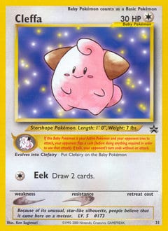 Wizards Black Star Promos Cleffa #31 card