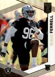 2019 Donruss Elite Base Set Clelin Ferrell #148 card