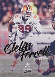 2019 Panini Luminance Base Set Clelin Ferrell #109 card