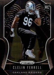 2019 Panini Prizm Base Set Clelin Ferrell #316 card