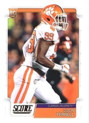 2019 Score Base Set Clelin Ferrell #363 card