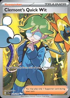 Surging Sparks Clemont's Quick Wit #229 card