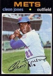 1971 Topps Base Set Cleon Jones #527 card