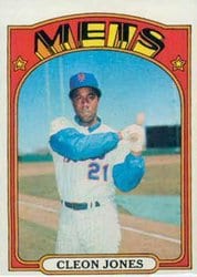 1972 Topps Base Set Cleon Jones #31 card