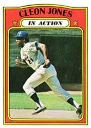 1972 Topps Base Set Cleon Jones #32 card