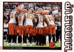 2020 Score Huddle Up Cleveland Browns #HDL-CLE card