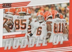 2022 Score Huddle Up Cleveland Browns #HU-CLE card