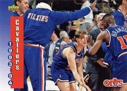 1993-94 Upper Deck Base Set Cleveland Cavaliers #214 card