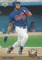 1993 Upper Deck Base Set Cliff Floyd #431 card