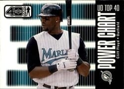 2002 Upper Deck 40-Man Base Set Cliff Floyd #1115 card