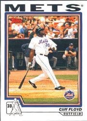 2004 Topps Base Set Cliff Floyd #66 card