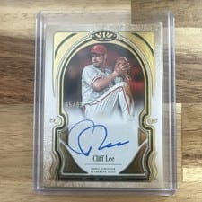2026 Topps Tier One Tier One Talent Autographs Cliff Lee #T1TA-CL card