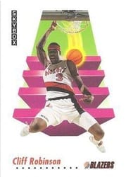 1991-92 SkyBox Base Set Cliff Robinson #241 card