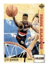 1991-92 Upper Deck Base Set Cliff Robinson #220 card