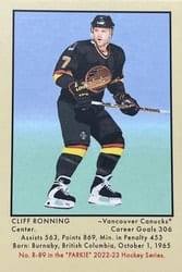 2022-23 Parkhurst Champions 51 Retros Cliff Ronning #R-89 card