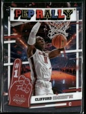 2024-25 Bowman University Chrome Pep Rally Clifford Omoruyi #PR-5 card