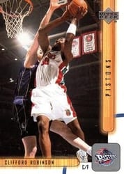 2001-02 Upper Deck Base Set Clifford Robinson #268 card