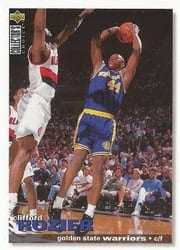 1995-96 Collector's Choice Base Set Clifford Rozier #284 card