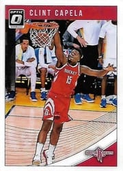 2018-19 Donruss Optic Base Set Clint Capela #62 card