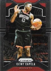 2019-20 Panini Prizm Base Set Clint Capela #110 card