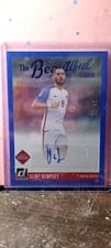 2021 Panini Donruss Beautiful Game Autographs Clint Dempsey Blue #BG-CD card