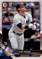 2018 Bowman Base Set Clint Frazier #26 card