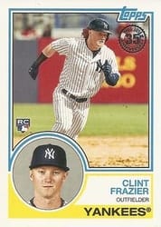 2018 Topps 1983 Topps Baseball 35th Anniversary Clint Frazier #83-70 card