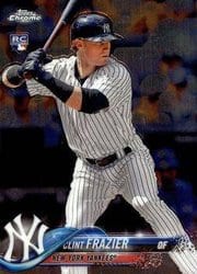 2018 Topps Chrome Base Set Clint Frazier #148 card