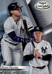 2018 Topps Gold Label Base Set Clint Frazier #73 card