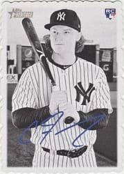 2018 Topps Heritage 1969 Topps Deckle Edge Clint Frazier #22 card