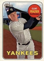 2018 Topps Heritage Base Set Clint Frazier #114b card