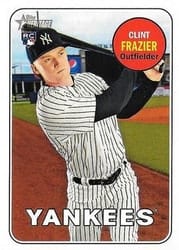2018 Topps Heritage Base Set Clint Frazier #114c card