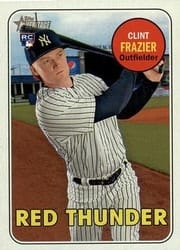 2018 Topps Heritage Base Set Clint Frazier #114d card