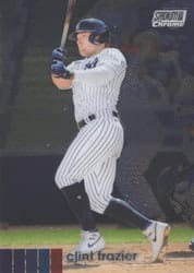 2020 Stadium Club Chrome Base Set Clint Frazier #338 card