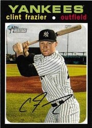 2020 Topps Heritage Base Set Clint Frazier #130 card