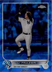 2022 Topps Chrome Sapphire Edition Base Set Clint Frazier #101 card