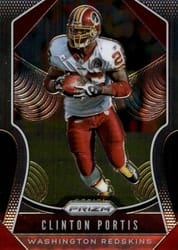 2019 Panini Prizm Base Set Clinton Portis #272 card