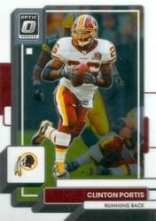 2022 Donruss Optic Base Set Clinton Portis #200 card