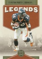2022 Panini Legacy Base Set Clinton Portis #129 card