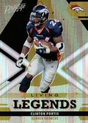 2022 Panini Prestige Living Legends Clinton Portis #LL-29 card