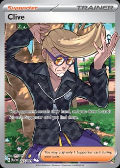 Paldean Fates Clive #227 card