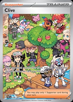 2024 Paldean Fates Clive #236 card