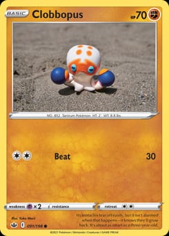 Chilling Reign Clobbopus #91 card