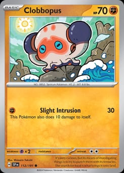 Surging Sparks Clobbopus #112 card