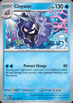 2023 151 Cloyster #91 card