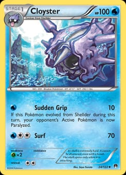 2016 BREAKpoint Cloyster #24 card